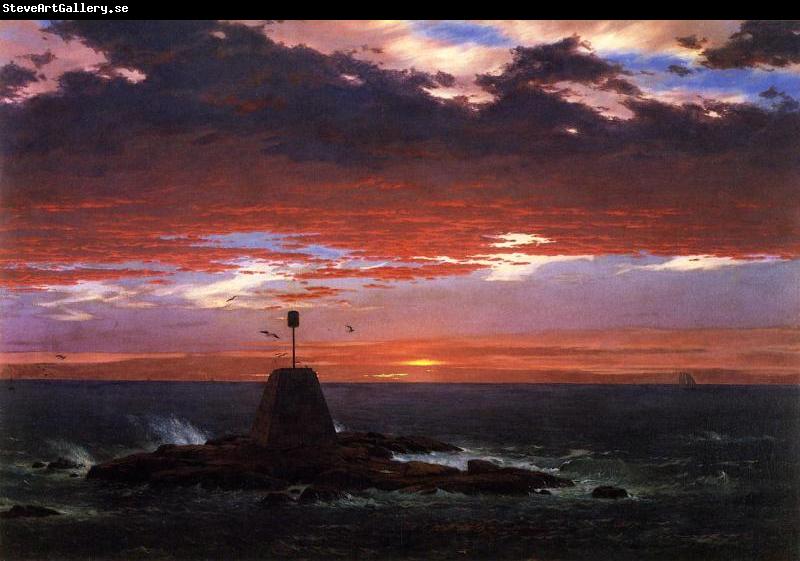 Frederic Edwin Church Beacon, off Mount Desert Island